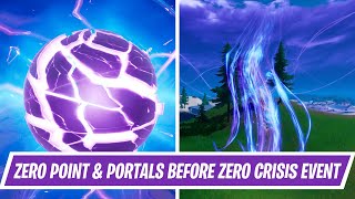 Closer look of Zero Point and Portals before the Zero Crisis event starts