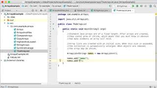 22 The ArrayList class | Learn Android Application Development