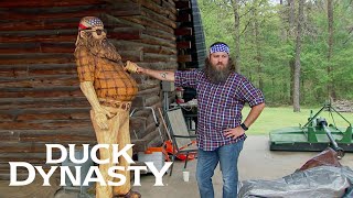 Duck Dynasty: Willie Gets a Statue Made of Himself