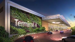 The Changi Airport Terminal 4 Fly Through 4K