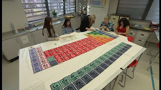 The periodic table tapestry that took seven years to make (UK) - BBC News - 15th November 2021