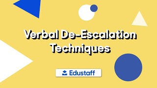 SubTalk: Verbal De-Escalation Techniques