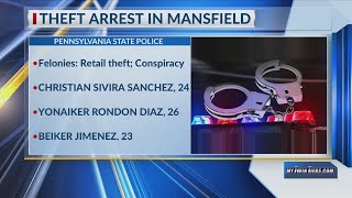 3 New York City men arrested after $5,000 Mansfield business theft