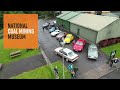 national coal mining museum yorkshire classic car show 2024 4k dji drone ncm