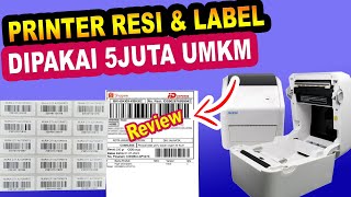 REVIEW PRINTER XPRINTER XP-420B - PRINT LABEL RESI DAN BARCODE HARGA - COCOK UNTUK BISNIS ONLINE