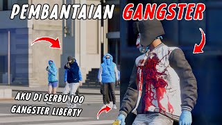 AKU DI BANTAI 100 GANGSTER DARI LIBERTY CITY !! | GTA 5 ROLEPLAY INDONESIA