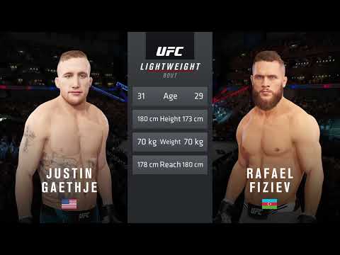 UFC 286 Co Main Event Justin Gaethje Vs Rafael Fiziev - YouTube