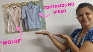 COMO CORTAR CAMISA (SEM MOLDE) - DIY