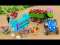 Diy tractor making mini fruit juicer | Diy plowing machine | water pump | @Sunfarm | @FarmModel