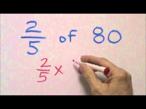 What is the value of 1 x 5 when X 80?