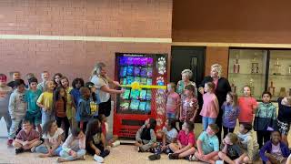 Libby Elementary Book Vending Machine Ribbon Cutting
