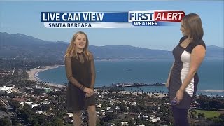 McKenna Maloney Does Weather on KEYT