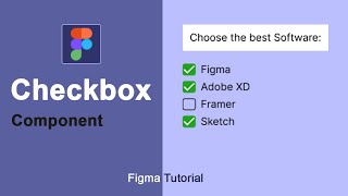 Create a Multiple Choice (Checkbox) Interactive Component in Figma | Figma Design System