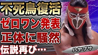 ZERO1がハヤブサの復活を発表！FMW出身の工藤めぐみと田中将斗が明かした本音に驚きを隠せない！江崎英治ではないハヤブサの正体に一同騒然！【ZERO1】【FMW】