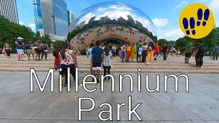 Walking Through Millennium Park - Chicago IL - HD