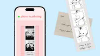 Figma Tutorial Vintage Photobooth Prototype | Micro-animation | Valentine's day 💌