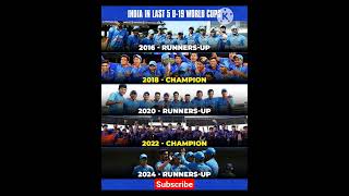 India in last 5 u-19 would cupu19 world cup 2024 u19 world cup 2024 highlights u19 cricket world cup