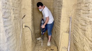 石屋梯步间，整得像浴缸！Stone House Step RoomIt's like a bathtub!