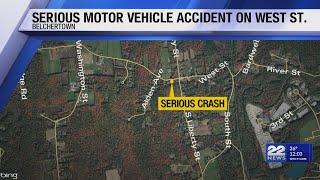 Serious crash on West Street in Belchertown