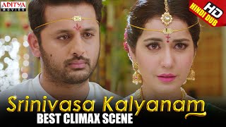 Srinivasa Kalyanam Best Climax Scene | Srinivasa Kalyanam Hindi Dubbed Movie | Nithiin, Rashi khanna