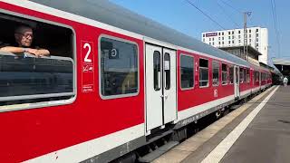 WFL Sonderzug mit der Br 155 222 mit y wagen bei der Ausfahrt in essen hbf