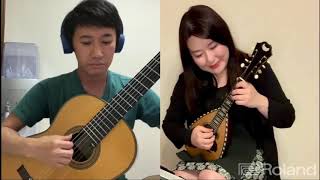 ムーンリバー （マンドリン\u0026ギター）Moon River (Mandolin \u0026 Guitar) Duo Alster version