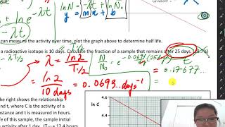 12.02 Exponential decay and half life example 5 and 6