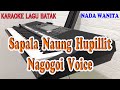 SAPALA NAUNG HUPILLIT ll KARAOKE BATAK ll NAGOGOI VOICE ll NADA WANITA BES=DO