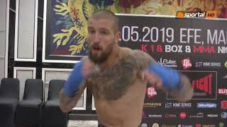 Официална тренировка на бойците преди Max Fight 42