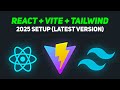 🔥 Install Tailwind CSS in React with Vite (2025) | Super Fast & Easy Setup!