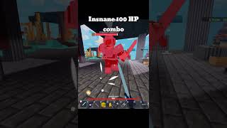 Insane Roblox Bedwars Combo 😂🎯 #shorts #roblox #bedwars