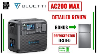 Bluetti AC200Max Detailed Review solar generator