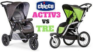 Chicco Active vs Tre Jogging Stroller Comparison Review [ Family Encore