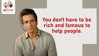 UBlood- You Don’t Need Money to Save People | Ft. Sonu Sood