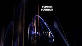 SUMMER FOUNTAIN 富岩運河 環水公園 サマーファウンテン 泉と滝の広場 噴水 照明 光 音楽 ショー TOYAMA CITY 富山市 旅行 観光 イベント 夏 2024年9月1日46