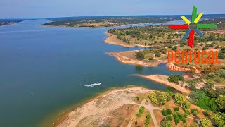 Montargil Dam 🏞️ Barragem de Montargil 🛥️ Ponte de Sor 🛩️ 4K UltraHD