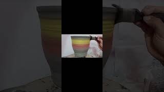 técnicas de pinturas de vasos com O BONITÃO DE ALDEIA