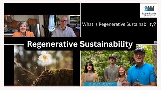 Regenerative Sustainability: Hope is connected to action