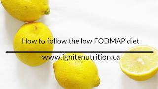 How to Follow the Low FODMAP Diet (video 3 of 6)