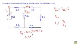 Current and Voltage in Complex Series Parallel Circuit - 1