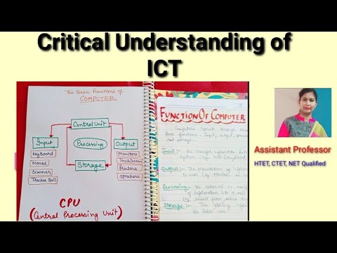 Critical Understanding Of ICT B.Ed Practical File, ICT Practical File ...