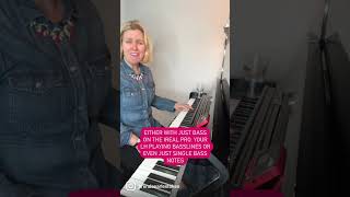 Scat singing and left hand piano - tricky ear training and improv exercise! #pianoandvoicewithbrenda
