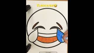 Laughing Emoji 😂 #colorpage #colorsheet #emoji #laughing