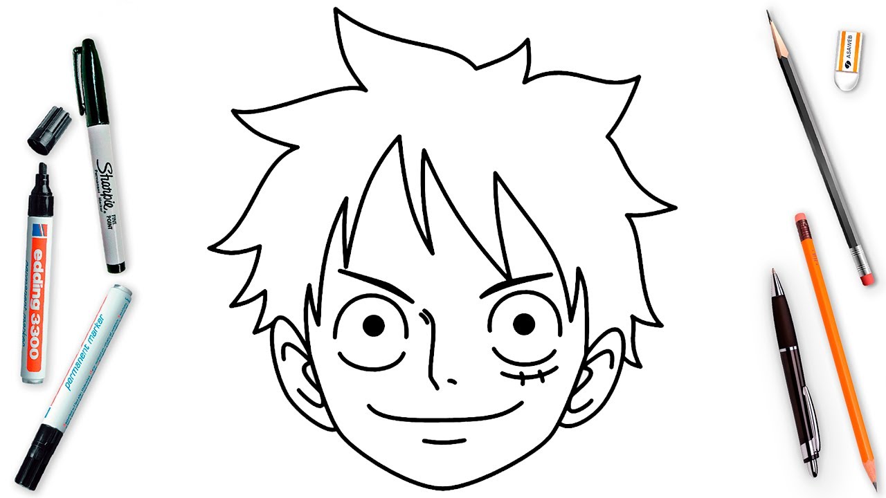 Easy Drawing Of Luffy