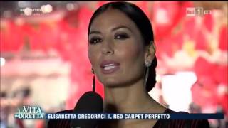 @La Vita in Diretta - Elisabetta Gregoraci e il "Red Carpet Perfetto"