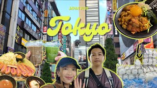 japan vlog | tsukiji fish market, shopping, eating in tokyo (shinjuku, chuo city)