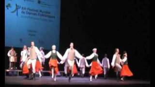 Latvian folk dance group \