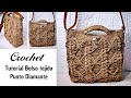 BOLSO DE GANCHILLO CON PUNTO DE DIAMANTES /COMO TEJER BOLSO A CROCHET EASY CROCHET BAG