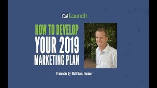 How to Develop your 2019 Marketing Plan