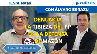 Álvaro Errazu, director de ESdiario en Valencia, denuncia la tibieza del PP en la defensa de Mazón